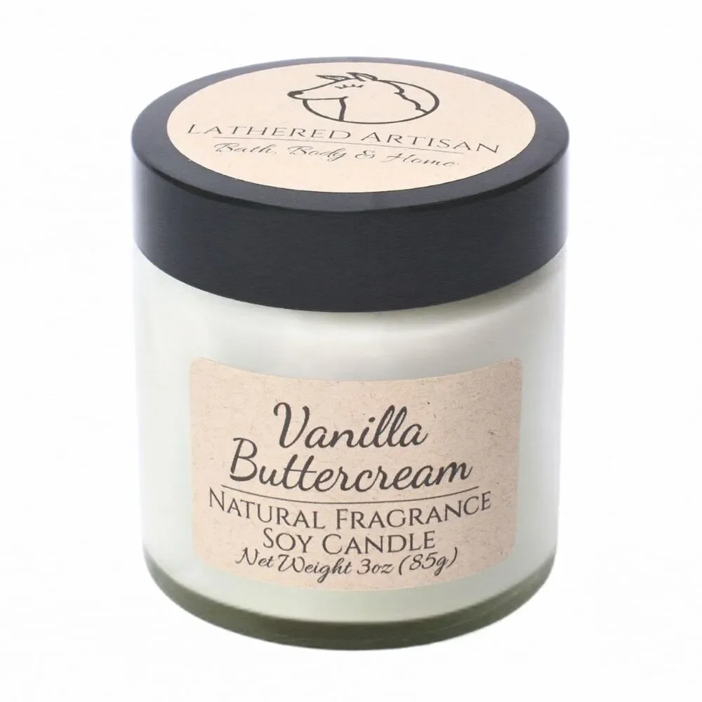Vanilla Buttercream | Natural Fragrance | 3 oz Jar Candle